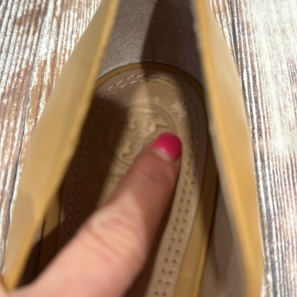 Tory Burch Lowell 2 leather blonde size 9 1/2 M - Picture 4 of 4